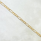 Cadena Figaro 1.2gr / 50cm / 1.5mm Oro Amarillo +1 ©