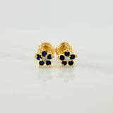 Topos Flor 0.85gr / 3mm Oro Amarillo 18K &