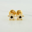 Topos Flor 0.85gr / 3.4mm Oro Amarillo 18K