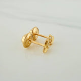 Topos Corazón Medio Destello 0.65gr / 4.49mm Oro Amarillo 18K