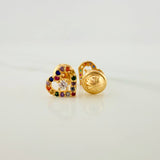 Topos Corazon 0.9gr / 7.37mm Oro Amarillo 18K