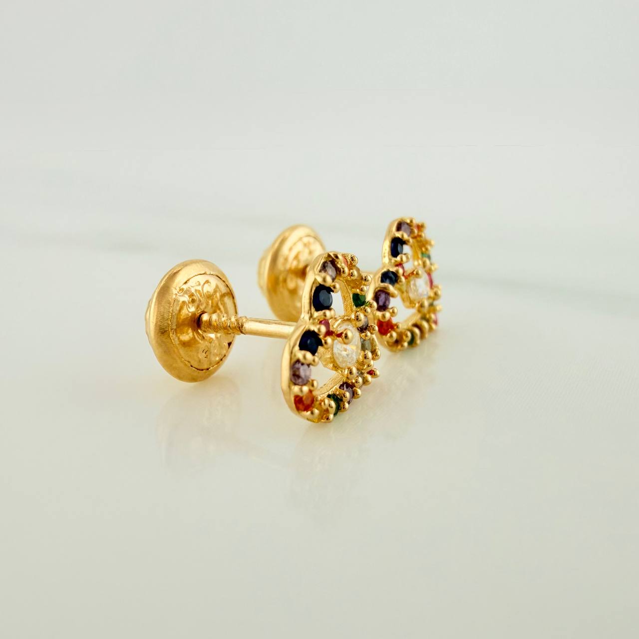 Topos Corazon 0.9gr / 7.37mm Oro Amarillo 18K