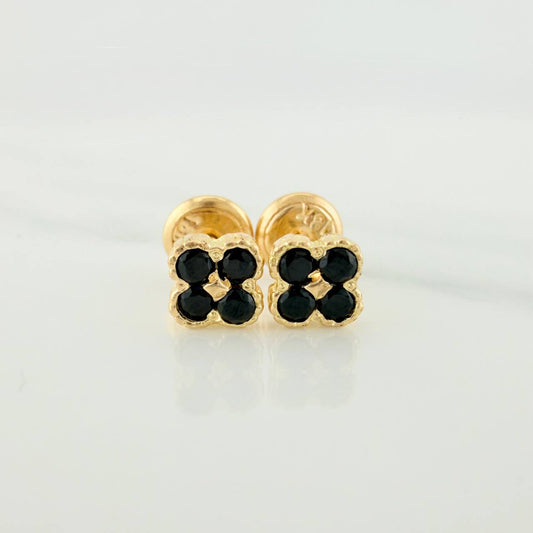 Topos Trebol 1gr / 4.75mm Oro Amarillo 18K &