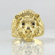 Anillo Rostro León 6.9gr / T8 1/4 / Oro Amarillo 18K