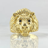 Anillo Rostro León 6.9gr / T8 1/4 / Oro Amarillo 18K