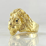 Anillo Rostro León 6.9gr / T8 1/4 / Oro Amarillo 18K