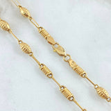 Cadena Rustica Granada 3x1 8.95gr / 60cm / Oro Amarillo 18K