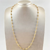 Cadena Rustica Granada 3x1 8.95gr / 60cm / Oro Amarillo 18K