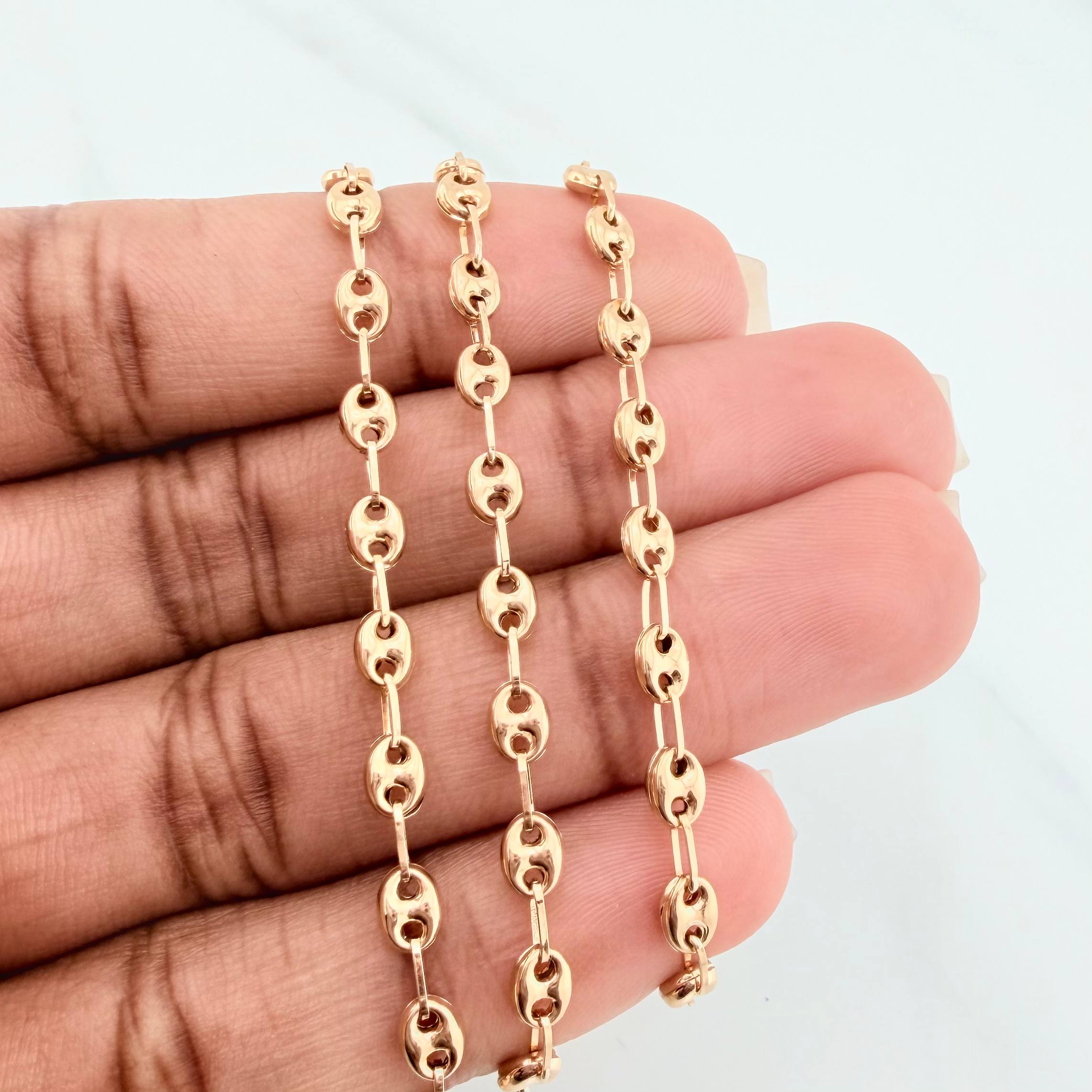 Cadena Gc 5 g / 46.1 cm / 3.63 mm Oro Amarillo 18K
