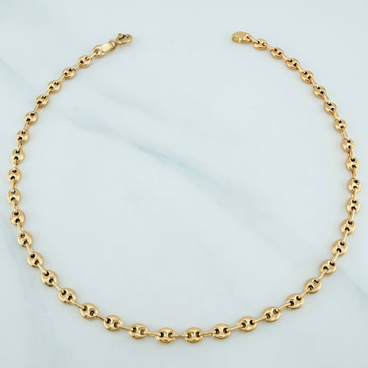 Tobillera Gc 2.7 g / 24.5 cm / 3.37 mm Oro Amarillo 18K
