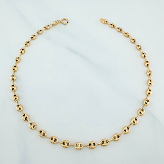 Tobillera Gc 3.1 g / 25.5 cm / 3.57 mm Oro Amarillo 18K