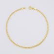 Pulso Cubano 1.4g / 20.5cm / 2.4mm Oro Amarillo 18K