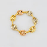 Anillo GC 1.5g / T13 1/4 Tres Oros 18K