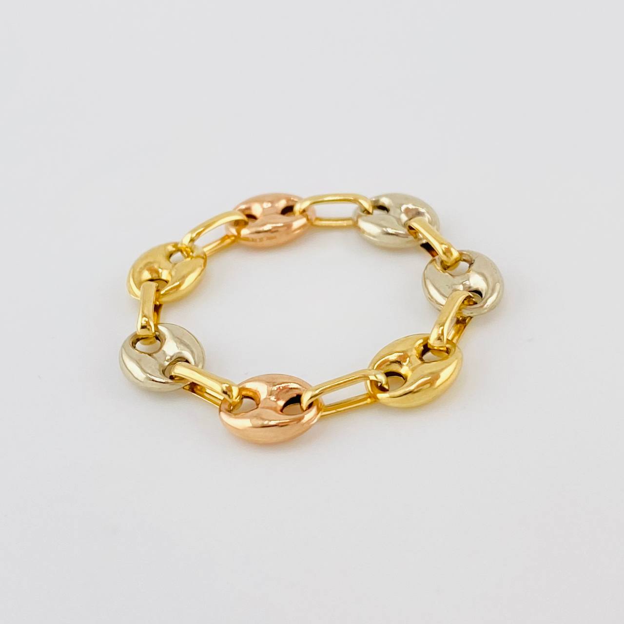 Anillo GC 1.5g / T13 1/4 Tres Oros 18K