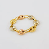 Anillo GC 1.5g / T13 1/4 Tres Oros 18K