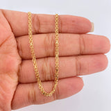 Cadena China 6.85gr / 60cm / 2.22mm Oro Amarillo +1 18K &
