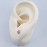 Topos Trebol 0.6gr / 3.6mm Oro Amarillo 18K %