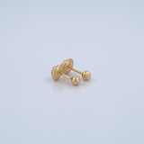 Topos Bola 0.45gr / 3mm Oro Amarillo 18K %