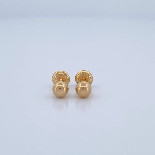 Topos Bola 0.55gr / 5mm Oro Amarillo 18K %