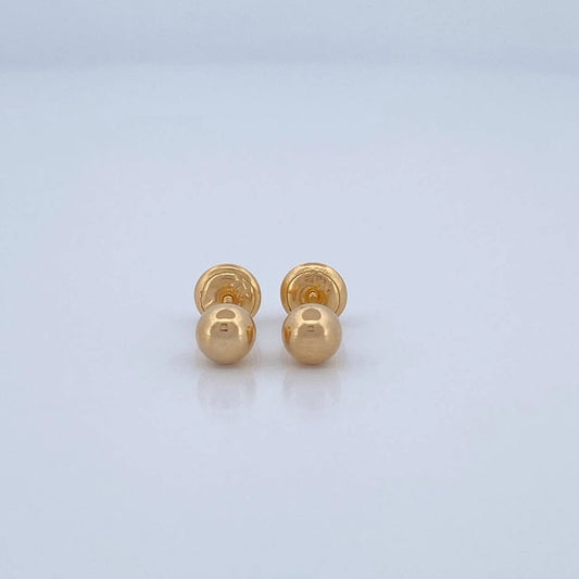 Topos Bola 0.55gr / 5mm Oro Amarillo 18K %