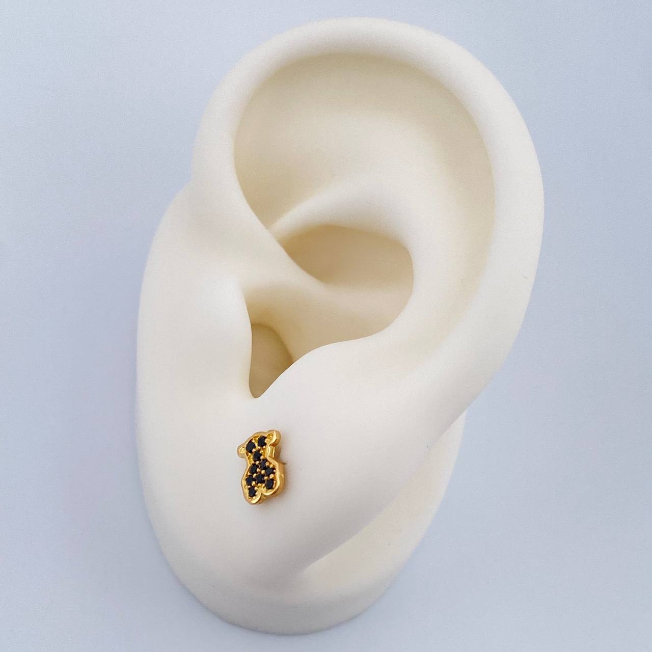 Topos Oso TS 0.9gr / 6mm Oro Amarillo 18K %