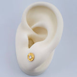 Topos BV 0.9gr / 6mm Oro Amarillo 18K %