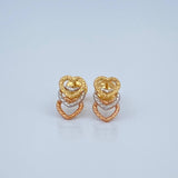 Topos Tres Corazones 0.65gr / 6.1mm Tres Oros 18K %