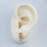Topos Tres Corazones 0.65gr / 6.1mm Tres Oros 18K %