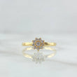Anillo Flor Nueve Petalos 1.3gr / T5 1/2 / Oro Amarillo 18K *