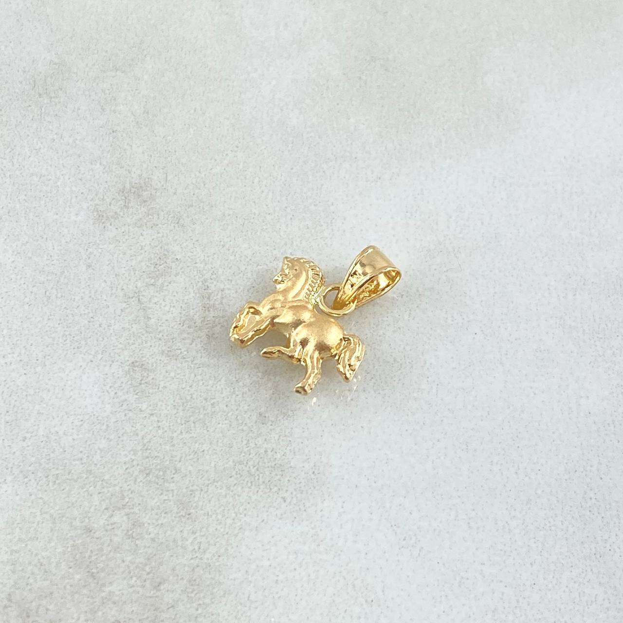 Dije Caballo 0.55gr / 1.3cm / Oro Amarillo 18K ©