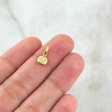 Dije  Cara Feliz  0.25gr / 1.3cm / Lisa Oro Amarillo 18K ©