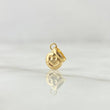 Dije Cara Feliz 0.25gr / 1.3cm / Lisa Oro Amarillo 18K *