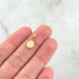 Dije San Miguel Arcángel 0.35gr / 1.5cm / Liso Oro Amarillo 18K