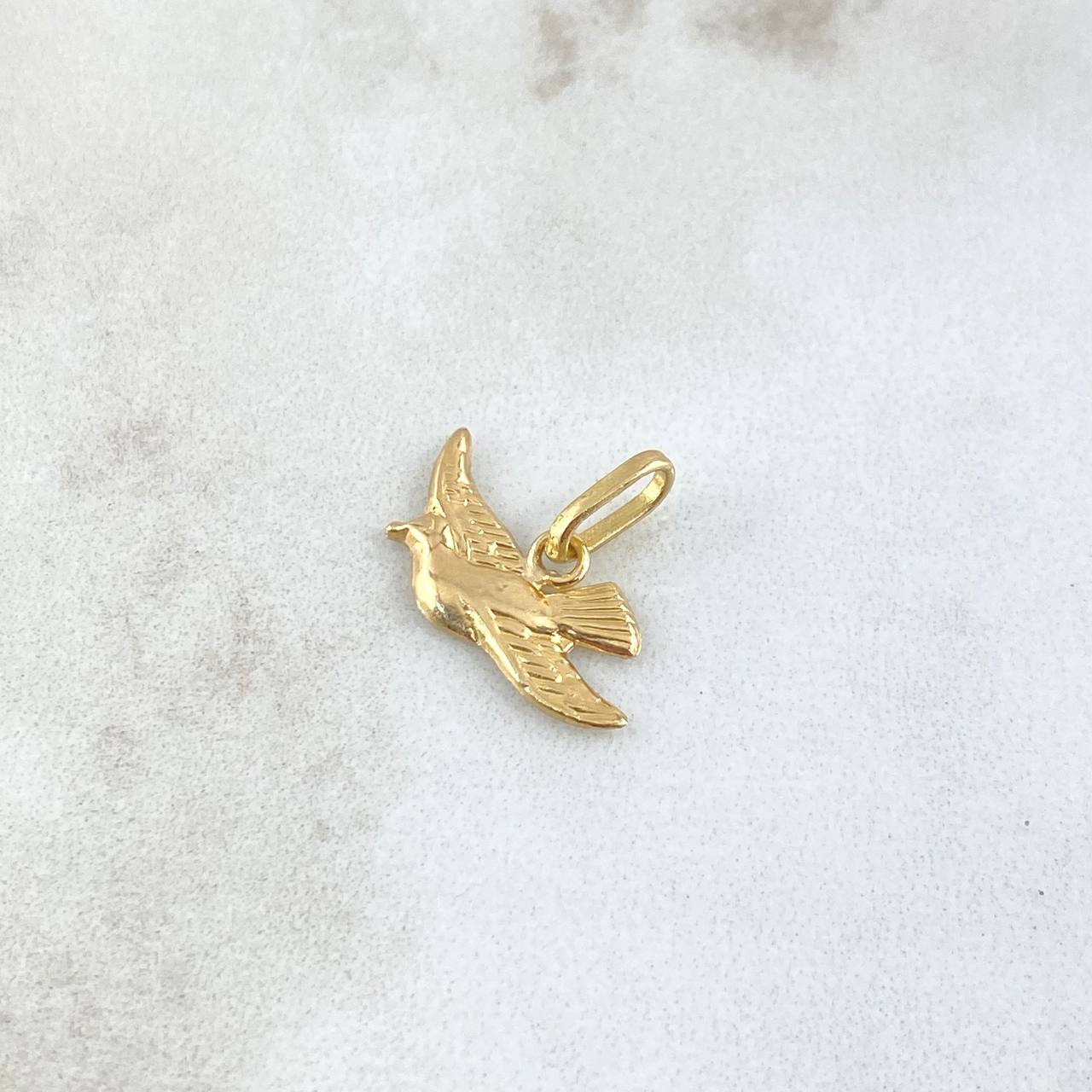 Dije Paloma 0.55gr / 1.3cm / Oro Amarillo 18K ©