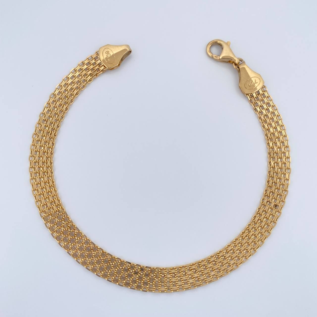 Pulso China 7.5gr / 19.8cm / 6.35mm Oro Amarillo +1 18K %