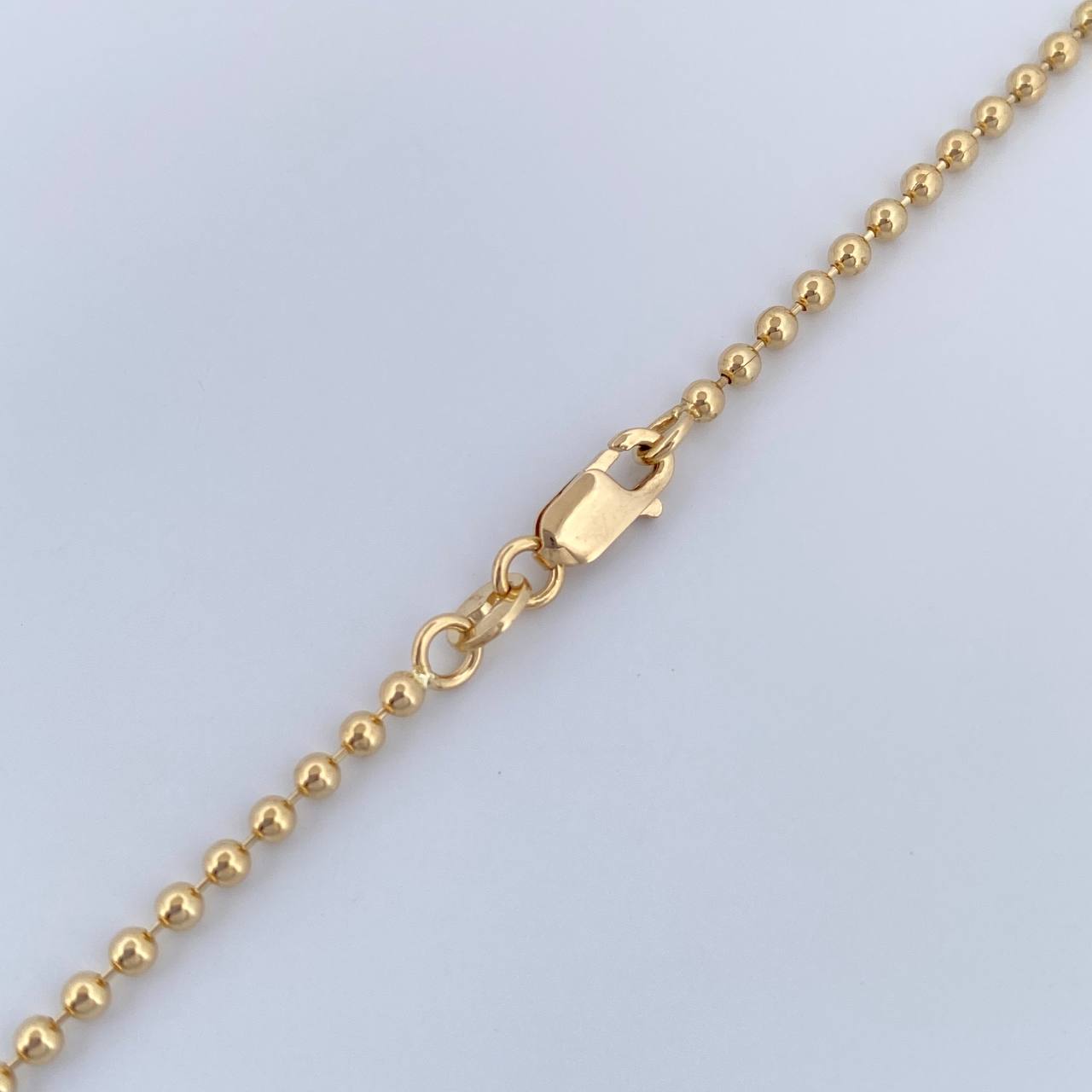 Cadena Militar 10.1gr / 60.5cm / 1mm Oro Amarillo +3 18K %