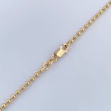 Cadena Militar 10.1gr / 60.5cm / 1mm Oro Amarillo +3 18K %
