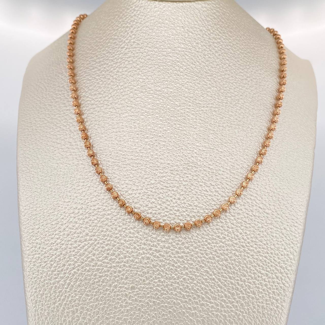 Cadena Militar 12.65gr / 51cm / 4mm Oro Rosa +3 18K %
