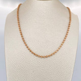 Cadena Militar 12.65gr / 51cm / 4mm Oro Rosa +3 18K %