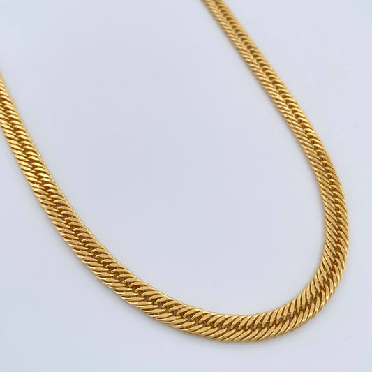 Cadena Serpiente G 19.5gr / 64.5cm / 5.3mm Oro Amarillo +3 18K %