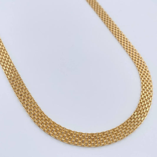 Cadena China 20.6gr / 60.5cm / 6.36mm Oro Amarillo +1 18K %