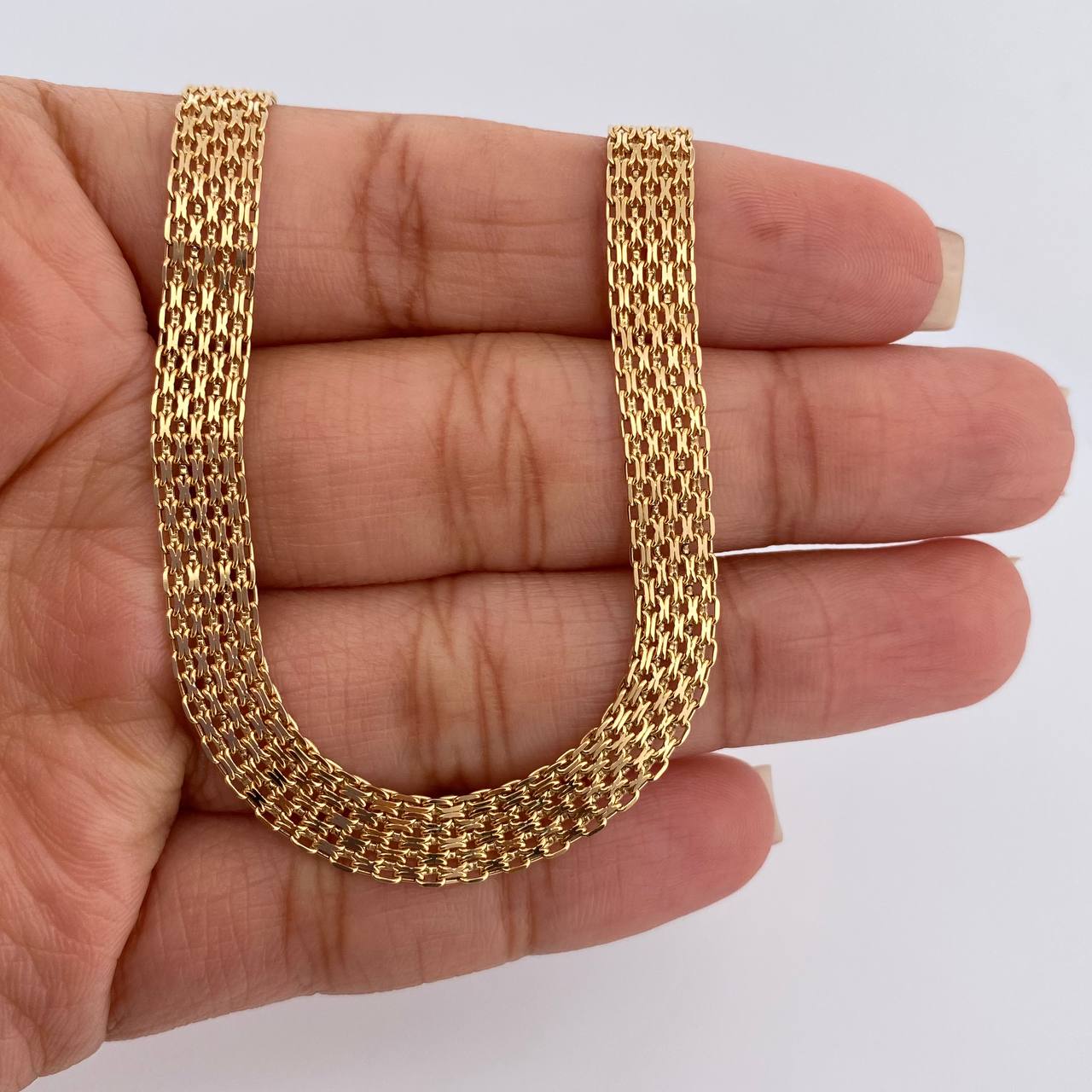 Cadena China 20.6gr / 60.5cm / 6.36mm Oro Amarillo +1 18K %