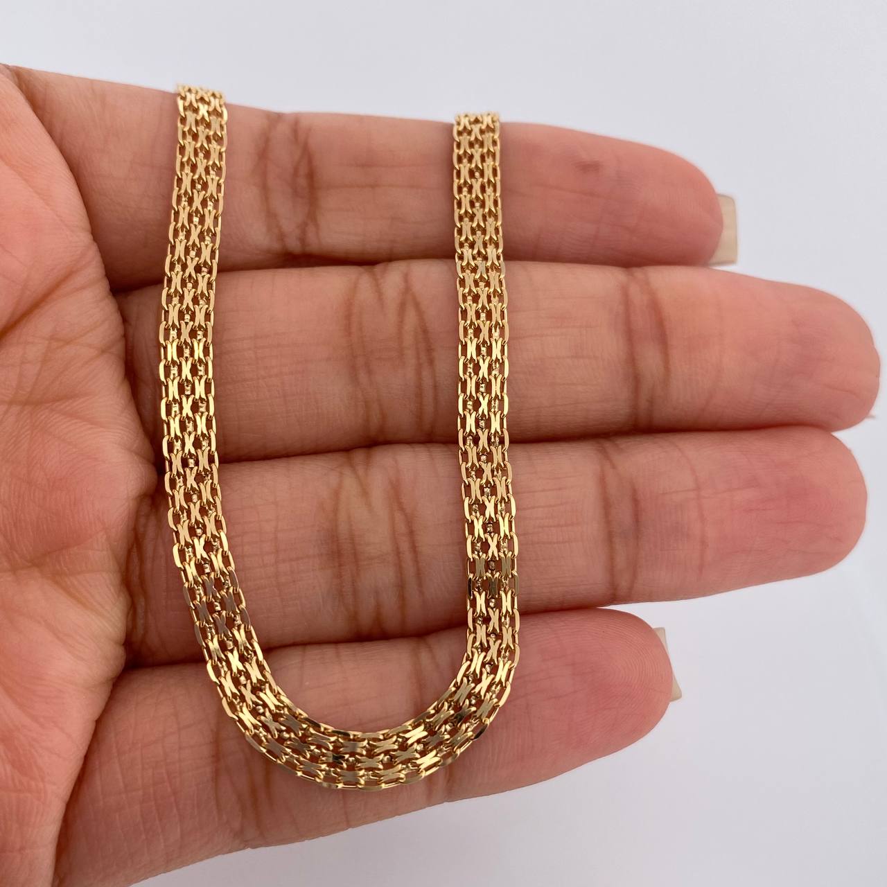 Cadena China 13.55gr / 60cm / 4.25mm Oro Amarillo +1 18K %