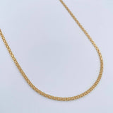 Cadena China 6.85gr / 60cm / 2.2mm Oro Amarillo +1 18K %