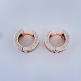 Candongas BV 5.6gr / 1cm / 6.45mm Dos Oros Blanco Rosa 18K %