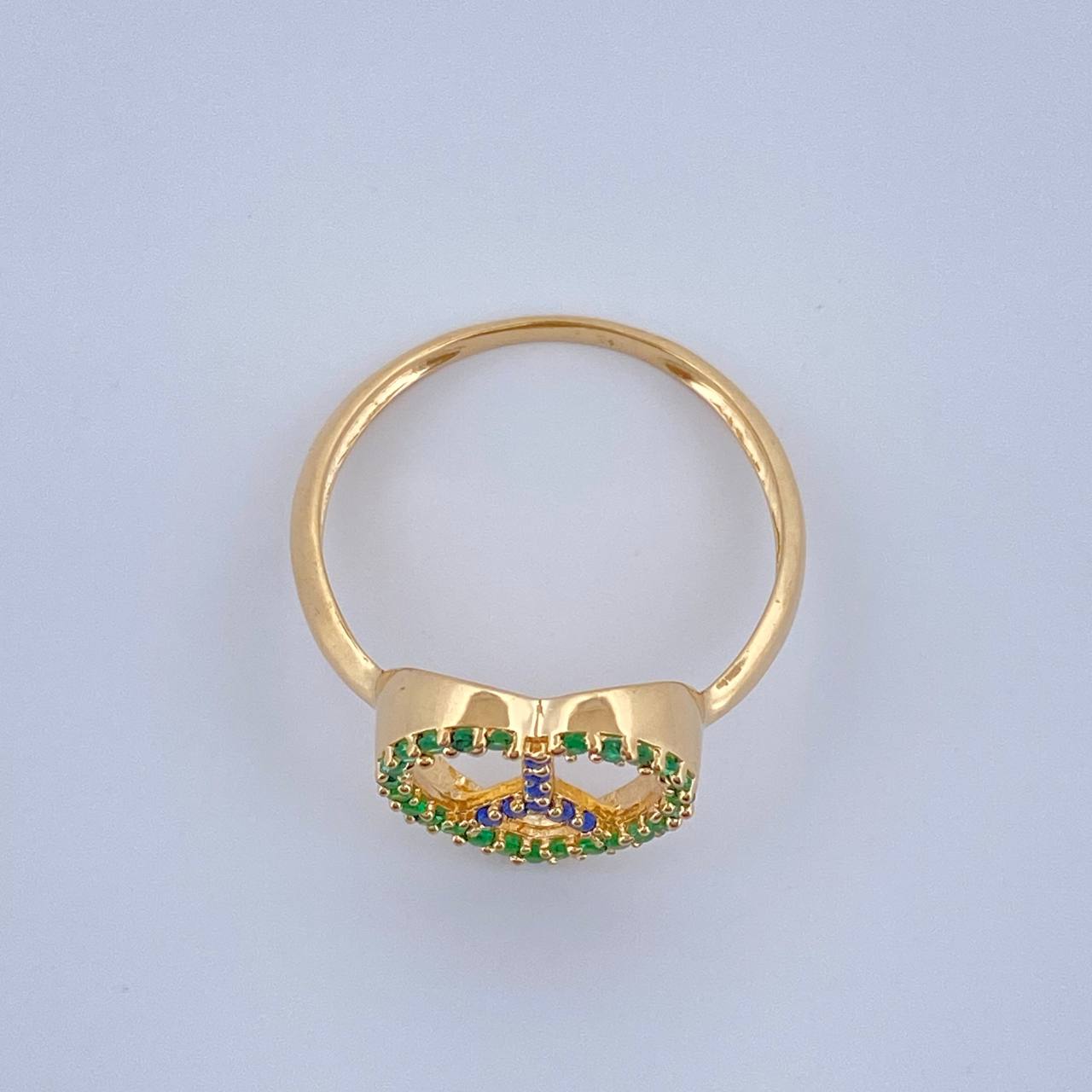 Anillo Signo Paz 2.2gr / T7 3/4 / Oro Amarillo 18K %