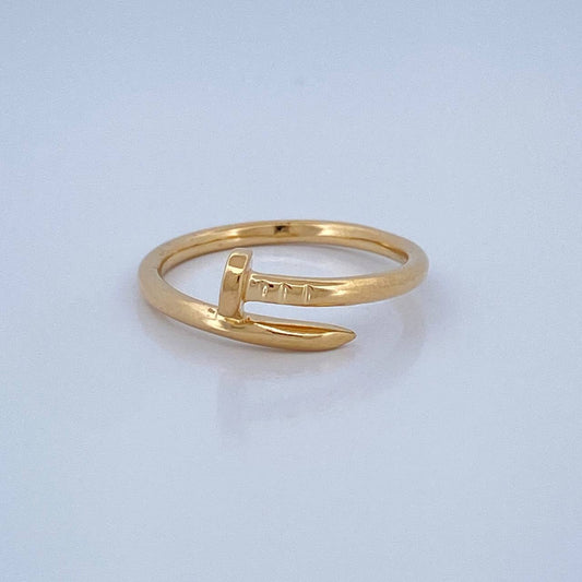 Anillo Clavo 2.75gr / T6 1/2 / Oro Amarillo 18K %