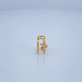 Piercing Simulador Luna 0.85gr / 1.1cm / Oro Amarillo 18K %