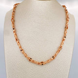 Cadena Dubai Trenzada 45.05gr / 61cm / 5mm Oro Rosa 18K %