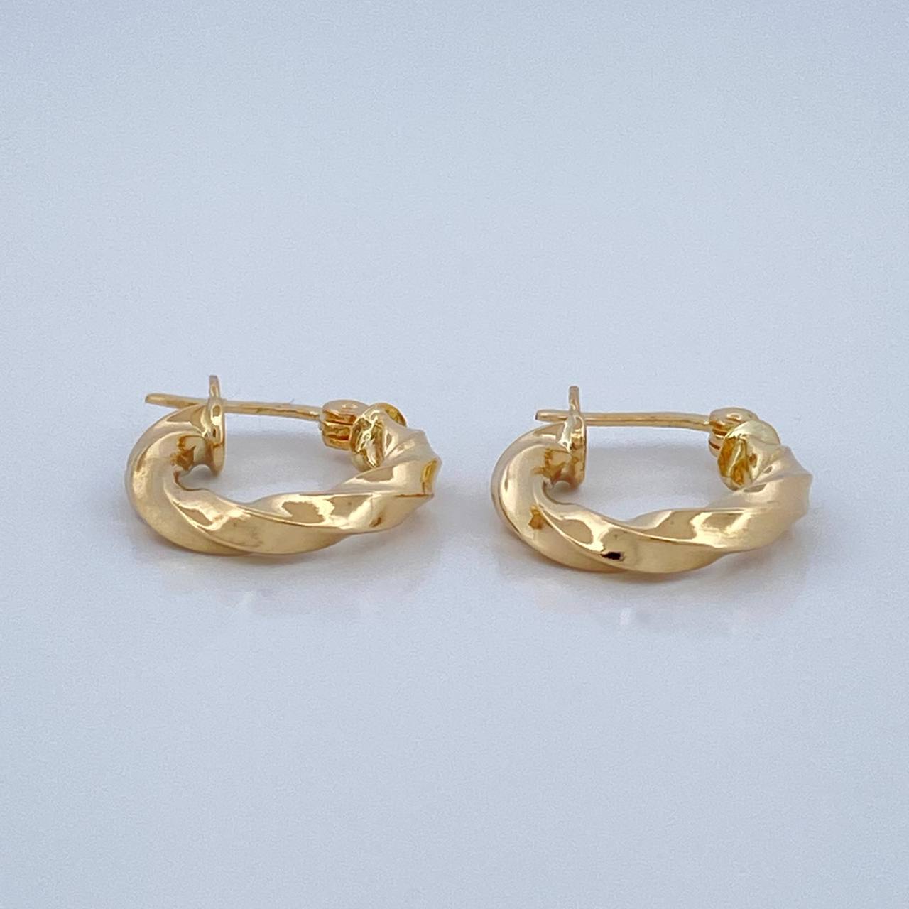 Candongas Kari 1.2gr / 1.5cm / Oro Amarillo 18K %